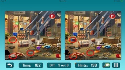 Emulate iPhone app Crime Scene Find The Difference:Search & Find using MyAndroid