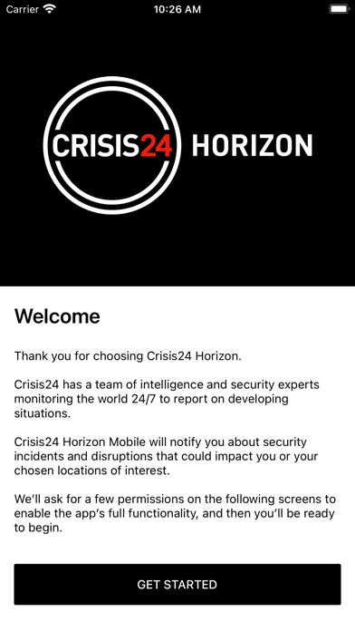 Emulate iPhone app Crisis24 Horizon Mobile using MyAndroid Emulate iPhone app Crisis24 Horizon Mobile using MyAndroid