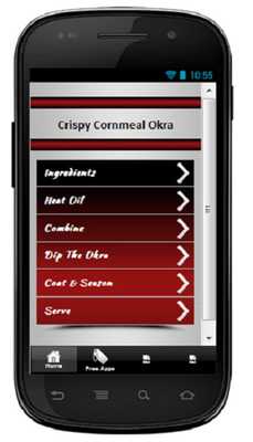 Emulate Android APK Crispy Cornmeal Okra