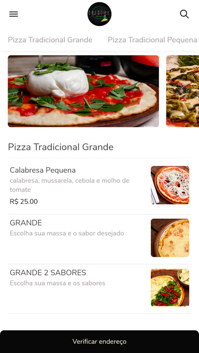 Emulate iPhone app Cristal Pizza Delivery using MyAndroid