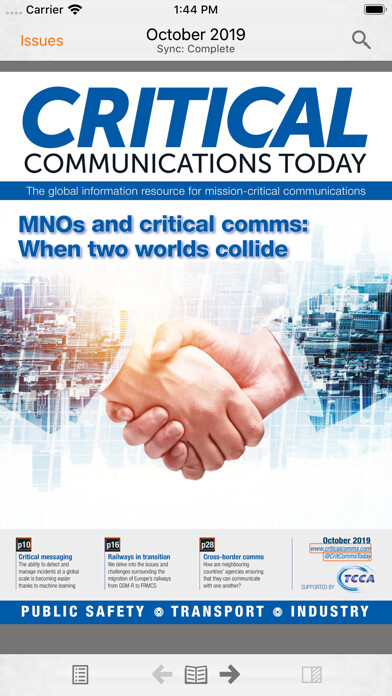 Emulate iPhone app Critical Communications Today using MyAndroid