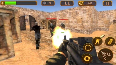 Emulate iPhone app Critical Shooter:Multiplayer sniper gun shooting games using MyAndroid