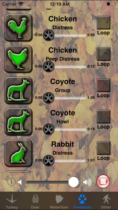 Emulate iPhone app Critter Call using MyAndroid Emulate iPhone app Critter Call using MyAndroid