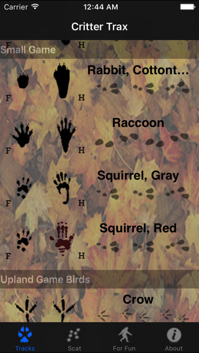 Emulate iPhone app Critter Trax - Animal Tracks using MyAndroid Emulate iPhone app Critter Trax - Animal Tracks using MyAndroid