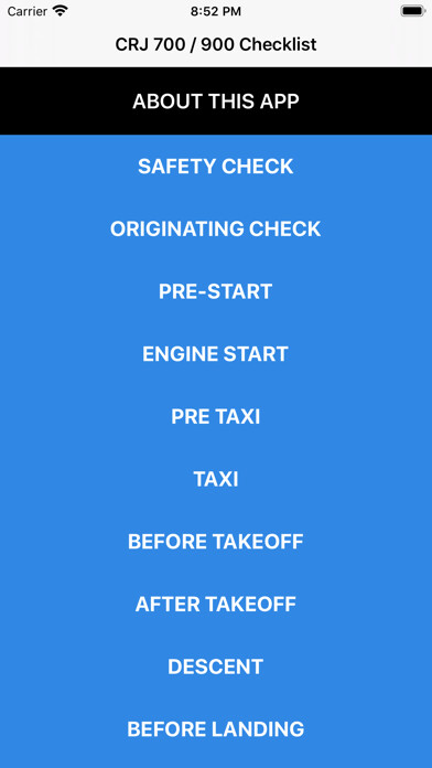 Emulate iPhone app CRJ Checklists using MyAndroid Emulate iPhone app CRJ Checklists using MyAndroid