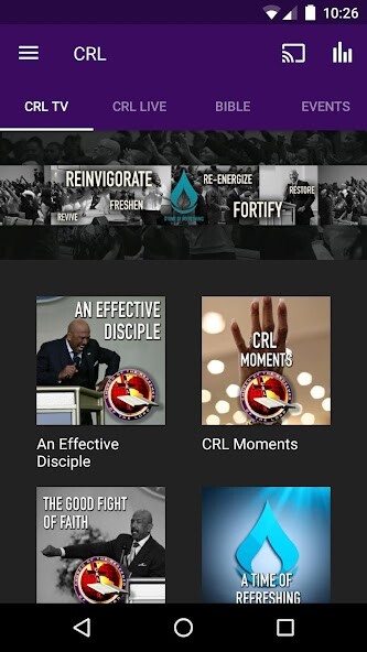 Emulate iPhone app CRL Ministries using MyAndroid Emulate iPhone app CRL Ministries using MyAndroid
