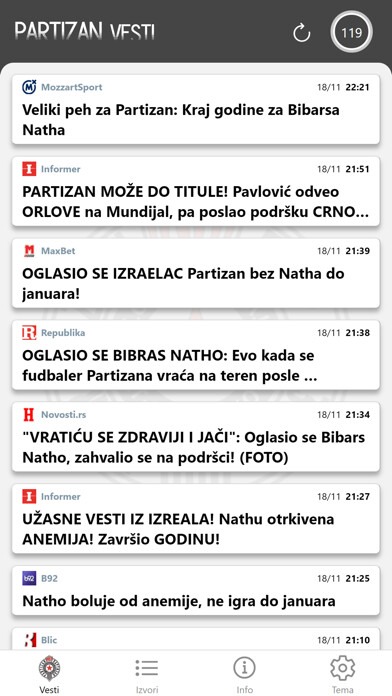 Emulate iPhone app Crno Bele Vesti using MyAndroid Emulate iPhone app Crno Bele Vesti using MyAndroid