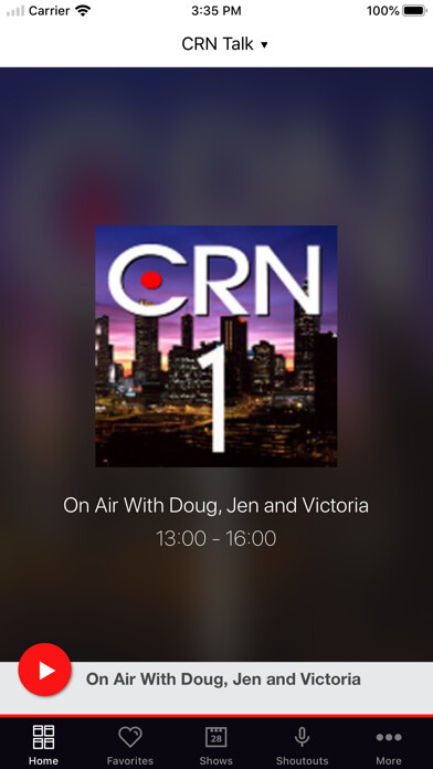 Emulate iPhone app CRN Talk Radio Stations using MyAndroid Emulate iPhone app CRN Talk Radio Stations using MyAndroid