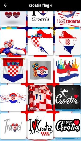 Run android online APK Croatia flag from MyAndroid or emulate Croatia flag using MyAndroid