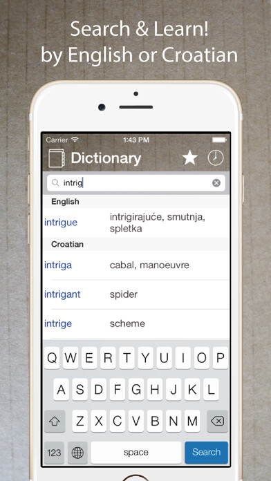 Emulate iPhone app Croatian English Dictionary + using MyAndroid Emulate iPhone app Croatian English Dictionary + using MyAndroid