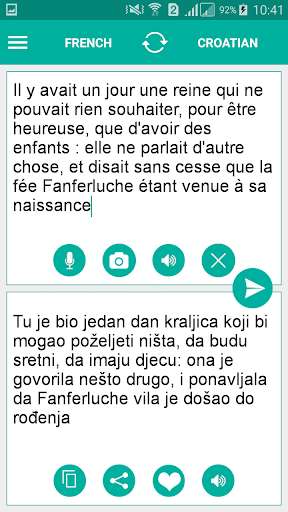 Emulate Android APK Croatian-French Translator