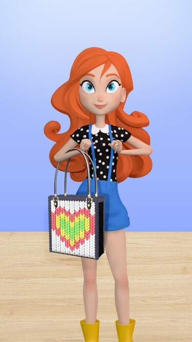 Emulate iPhone app CrochetBag 3D using MyAndroid