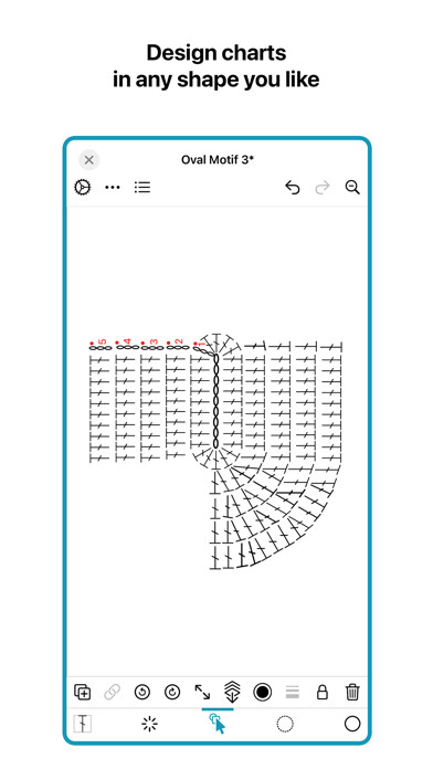Emulate iPhone app Crochet Chart using MyAndroid Emulate iPhone app Crochet Chart using MyAndroid