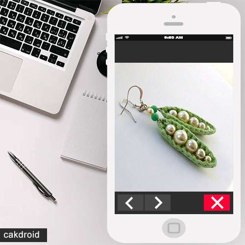 Emulate Android APK Crochet Earrings Ideas