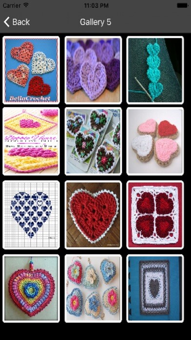 Emulate iPhone app Crochet Heart Pattern Ideas using MyAndroid Emulate iPhone app Crochet Heart Pattern Ideas using MyAndroid