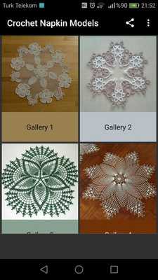 Emulate Android APK Crochet Napkin Models Emulate Android APK Crochet Napkin Models
