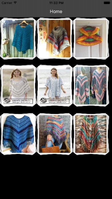 Emulate iPhone app Crochet Poncho Patterns using MyAndroid Emulate iPhone app Crochet Poncho Patterns using MyAndroid