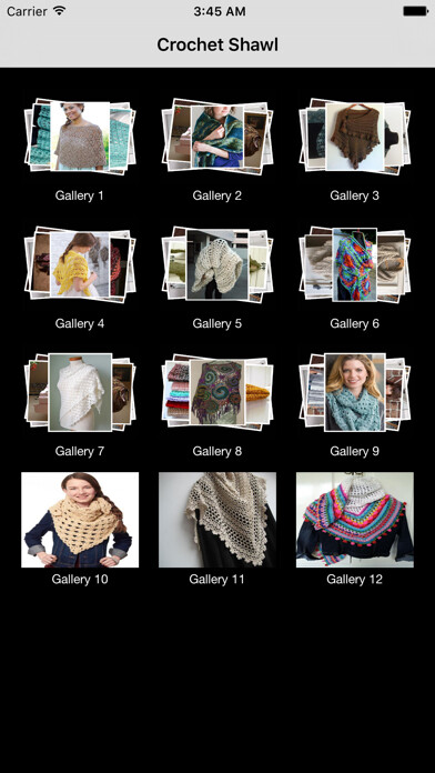 Emulate iPhone app Crochet Shawl using MyAndroid Emulate iPhone app Crochet Shawl using MyAndroid