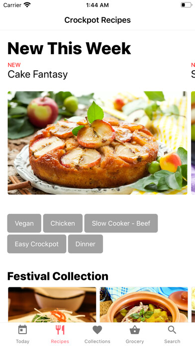 Emulate iPhone app Crock Pot App: Meal Plans using MyAndroid Emulate iPhone app Crock Pot App: Meal Plans using MyAndroid