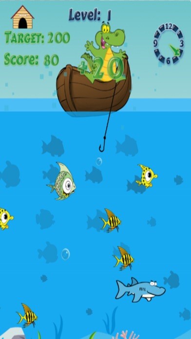 Emulate iPhone app Crocodile Fishing - angling coastal spots using MyAndroid