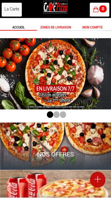 Emulate iPhone app Croc Pizza Rouen using MyAndroid Emulate iPhone app Croc Pizza Rouen using MyAndroid