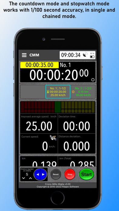 Emulate iPhone app CRONO-MILLE-MIGLIA using MyAndroid