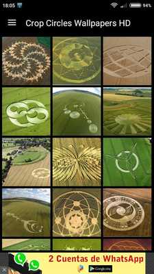 Emulate Android APK Crop Circles Wallpapers HD
