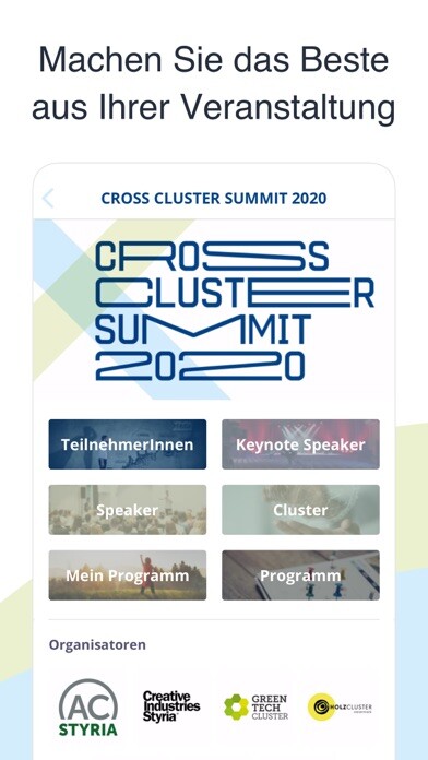 Emulate iPhone app CROSS CLUSTER SUMMIT 2020 using MyAndroid