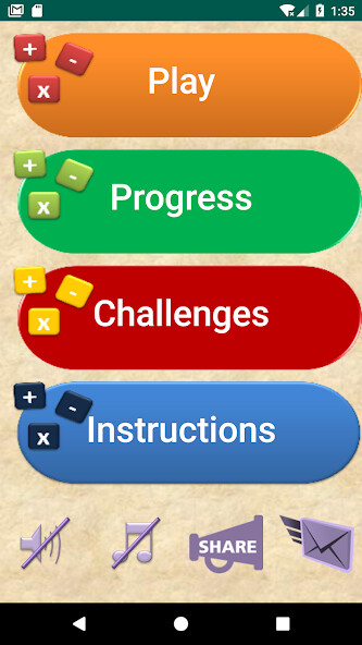 Run android online APK Cross Equations - Free math puzzles game ! from MyAndroid or emulate Cross Equations - Free math puzzles game ! using MyAndroid