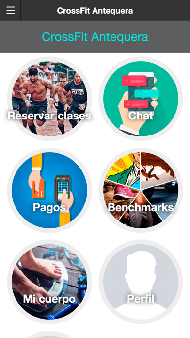 Emulate iPhone app Crossfit Antequera using MyAndroid