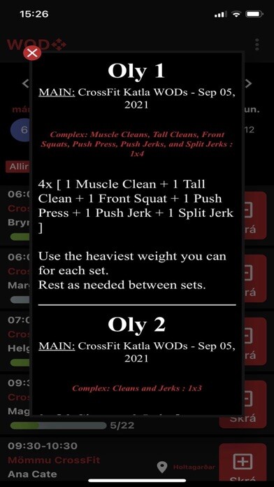 Emulate iPhone app CrossFit Katla using MyAndroid