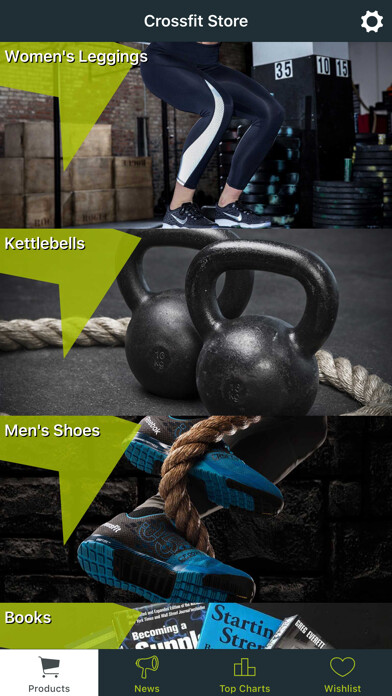 Emulate iPhone app Crossfit Store using MyAndroid Emulate iPhone app Crossfit Store using MyAndroid