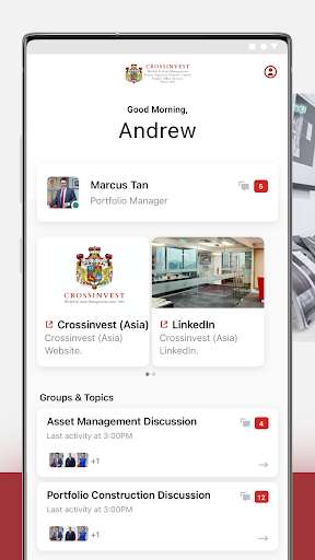 Run android online APK Crossinvest Connect from MyAndroid or emulate Crossinvest Connect using MyAndroid