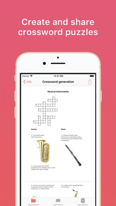 Emulate iPhone app CrossMaster Crosswords using MyAndroid
