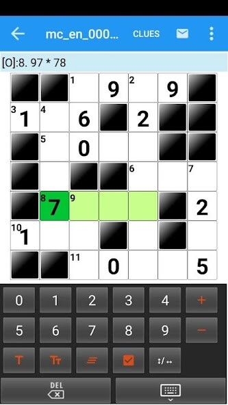 Run android online APK Cross-number puzzles games from MyAndroid or emulate Cross-number puzzles games using MyAndroid