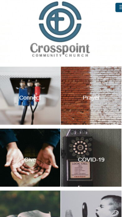 Emulate iPhone app Crosspoint Community Church IL using MyAndroid