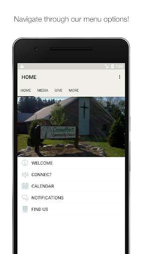 Run android online APK CrossPoint Community Church MI from MyAndroid or emulate CrossPoint Community Church MI using MyAndroid