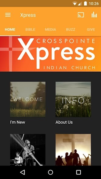 Emulate iPhone app Crosspointe Xpress App using MyAndroid Emulate iPhone app Crosspointe Xpress App using MyAndroid
