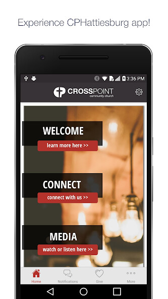 Run android online APK Crosspoint Hattiesburg from MyAndroid or emulate Crosspoint Hattiesburg using MyAndroid