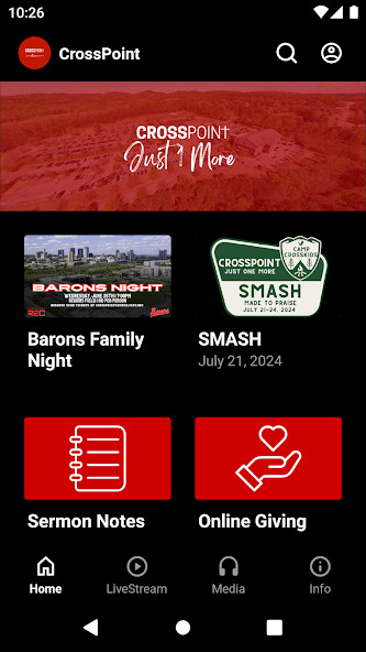 Run android online APK CrossPoint Trussville from MyAndroid or emulate CrossPoint Trussville using MyAndroid