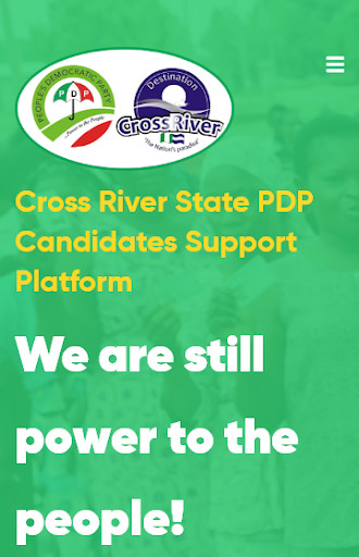 Run android online APK Cross River State PDP Support from MyAndroid or emulate Cross River State PDP Support using MyAndroid