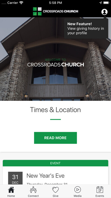 Emulate iPhone app Crossroads Church Greenville using MyAndroid Emulate iPhone app Crossroads Church Greenville using MyAndroid
