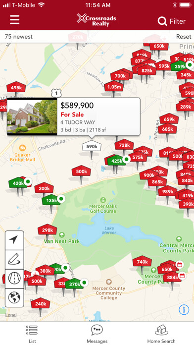 Emulate iPhone app Crossroads Realty Home Search using MyAndroid Emulate iPhone app Crossroads Realty Home Search using MyAndroid