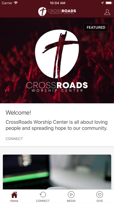 Emulate iPhone app CrossRoads Worship Center using MyAndroid Emulate iPhone app CrossRoads Worship Center using MyAndroid