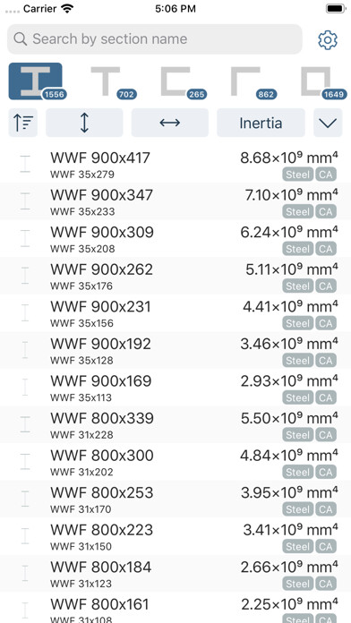 Emulate iPhone app Cross Section Engineering Data using MyAndroid Emulate iPhone app Cross Section Engineering Data using MyAndroid