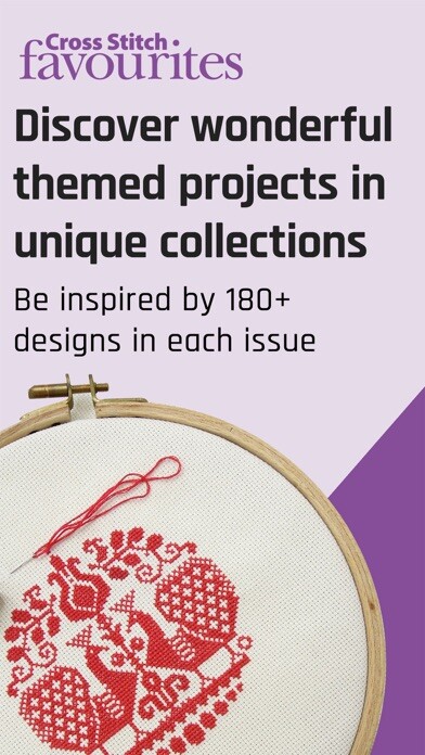 Emulate iPhone app Cross Stitch Favourites using MyAndroid