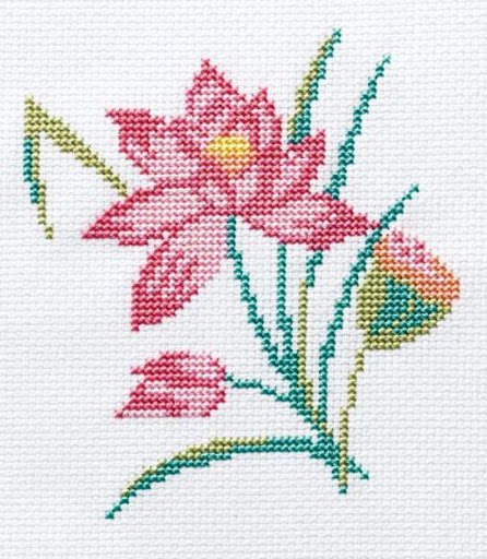 Emulate Android APK Cross Stitch Flower Emulate Android APK Cross Stitch Flower
