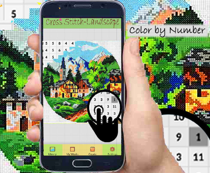 Run android online APK Cross Stitch Landscape Number from MyAndroid or emulate Cross Stitch Landscape Number using MyAndroid Run android online APK Cross Stitch Landscape Number from MyAndroid or emulate Cross Stitch Landscape Number using MyAndroid