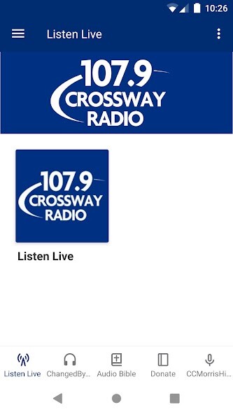 Emulate iPhone app Cross Way Radio NJ using MyAndroid