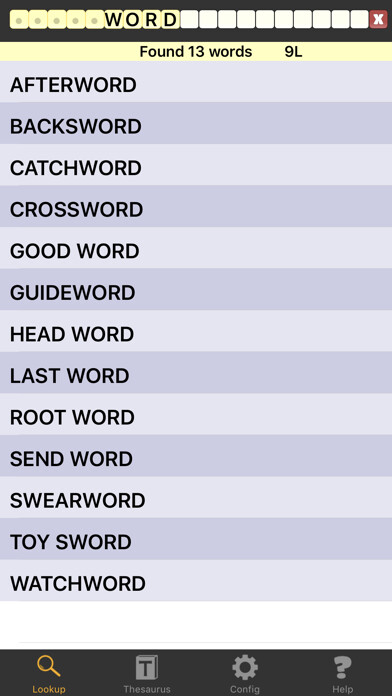 Emulate iPhone app Crossword Helper using MyAndroid Emulate iPhone app Crossword Helper using MyAndroid